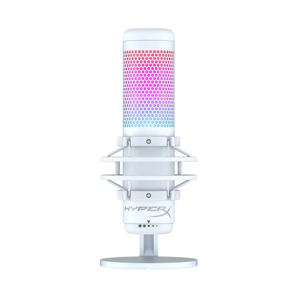 HYPERX QuadCast S RGB USB Condenser Microphone, White