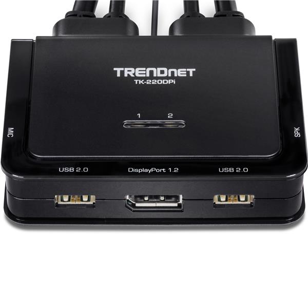 TRENDnet TK-220DPi  2-Port 4K DisplayPort KVM Switch
