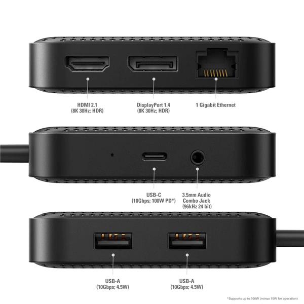 Targus HyperDrive 7-in-1 USB4 Mobile Dock