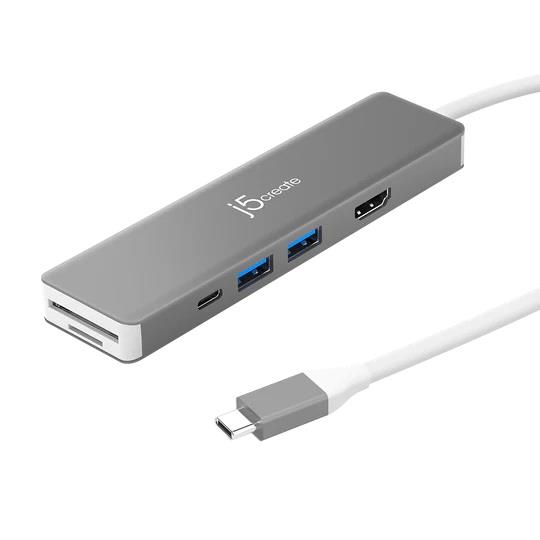 j5create 7-in-1 4K60 Elite USB-C® 10Gbps Multi-Adapter