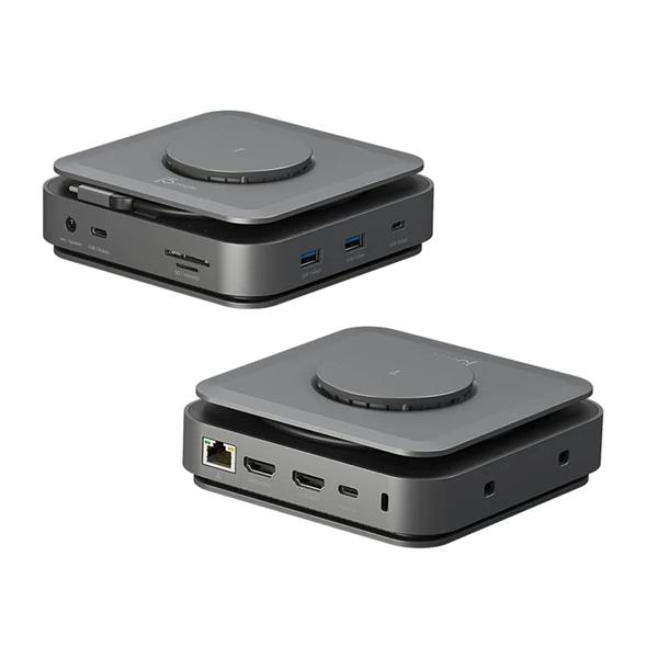 j5create 12-in-1 USB-C® Dock Dual 4K HDMI™