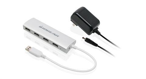 IOGEAR met(AL) P4P Hub, 4-Port USB 3.0 Powered Hub