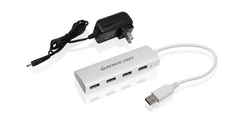 IOGEAR met(AL) P4P Hub, 4-Port USB 3.0 Powered Hub(Open Box)