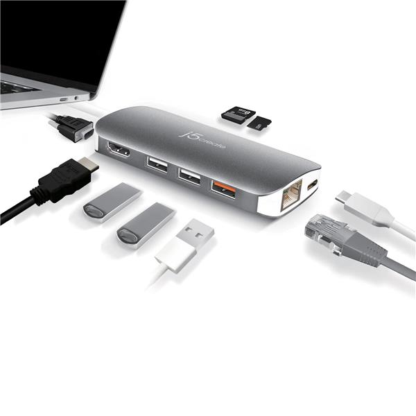 j5create USB-C Multi Adapter (10 Functions in 1)