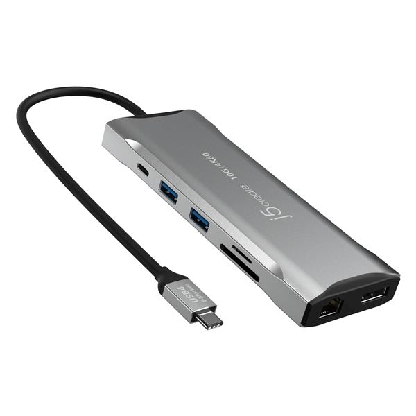 j5create 11-in-1 4K60HZ Elite USB-C® Triple-Monitor 10Gbps Mini Dock(Open Box)