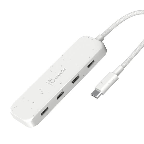 j5create Eco-Friendly USB-C to 4-Port Type-C Gen 2 Hub(Open Box)