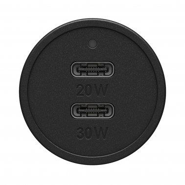 Otterbox 50W Dual Port USB-C PD (20W) + USB-C PD (30W) Car Charge