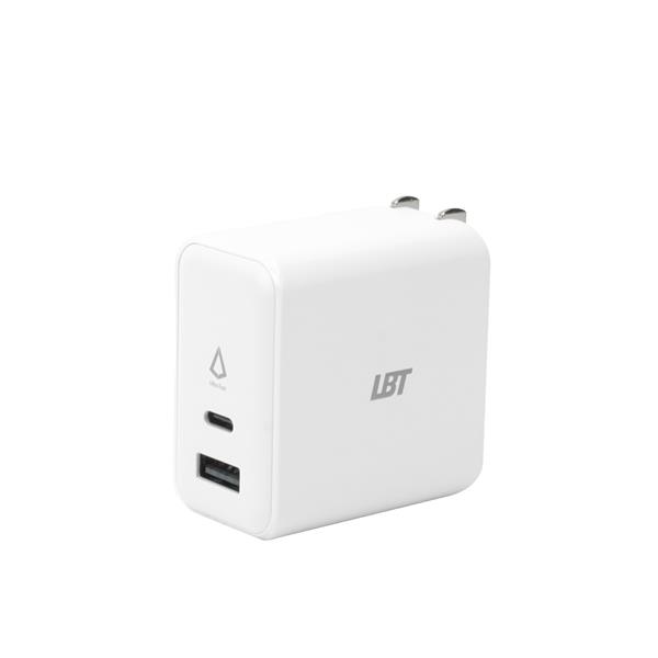 LBT 65W Dual-Port GaN PD Wall Charger (45W+12W)