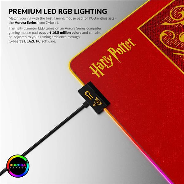 CYBEART Harry Potter RGB Gaming Desk Mat (XXL - 900x400x4mm)