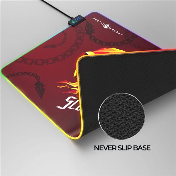 CYBEART Scorpion-Mortal Kombat RGB Gaming Mouse Pad(Large-450x350mm)