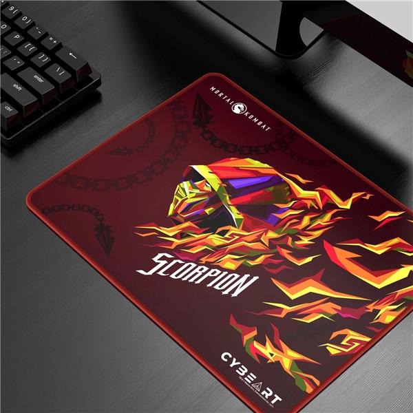 CYBEART Scorpion-Mortal Kombat Gaming Mouse Pad (Large - 450x350x4mm)