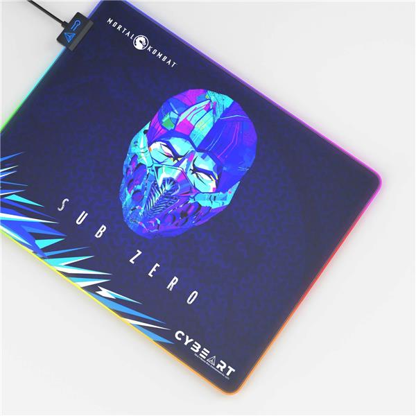 CYBEART SubZero- MortalKombat RGB Gaming Mouse Pad (Large-450x350x4mm)