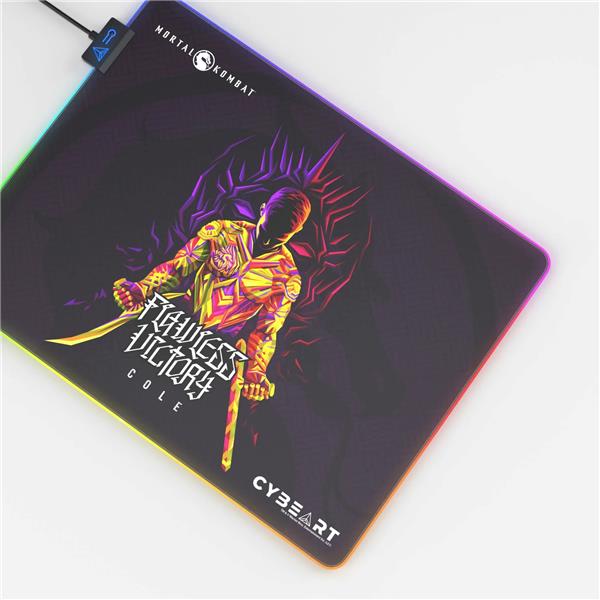 CYBEART Cole Young - Mortal Kombat RGB Gaming Mouse Pad