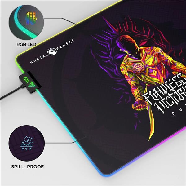 CYBEART Cole Young - Mortal Kombat RGB Gaming Mouse Pad