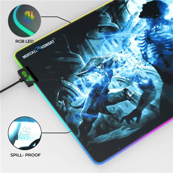 CYBEART Mortal Kombat - Raiden RGB Gaming Mouse Pad