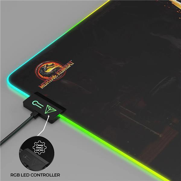 CYBEART Mortal Kombat - Finish Him RGB Gaming Desk Mat