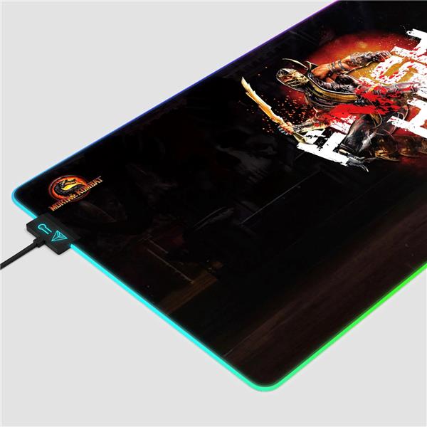 CYBEART Mortal Kombat - Finish Him RGB Gaming Desk Mat