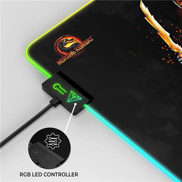 CYBEART Mortal Kombat - Finish Him RGB Gaming Mouse Pad