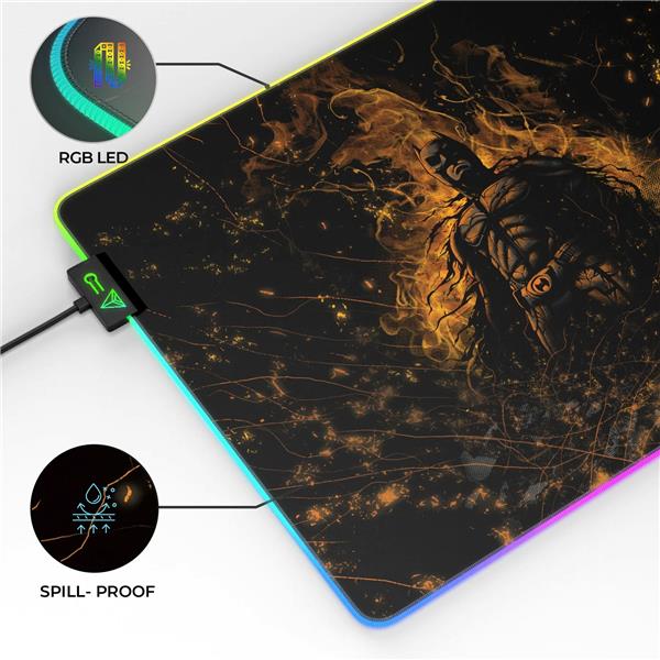 CYBEART Batman - The Dark Knight RGB Gaming Mouse Pad