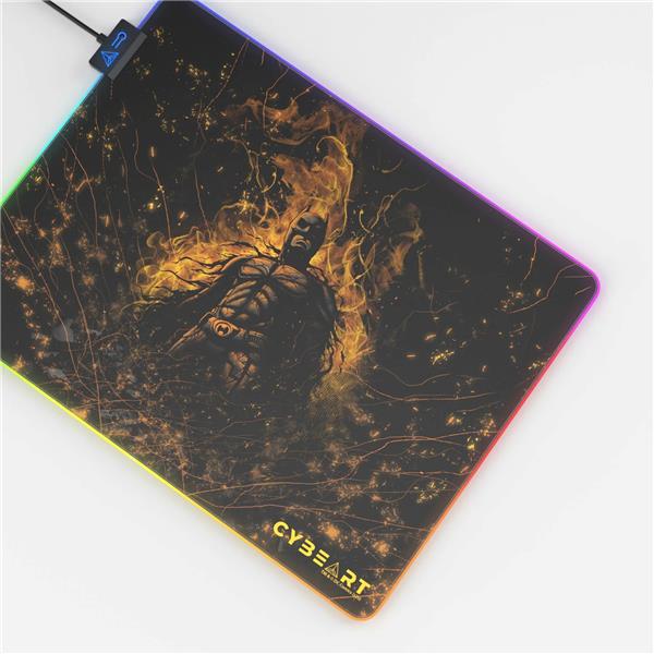 CYBEART Batman - The Dark Knight RGB Gaming Mouse Pad