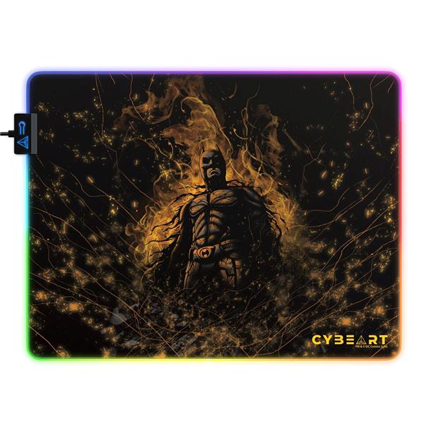 CYBEART Batman - The Dark Knight RGB Gaming Mouse Pad