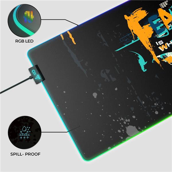 CYBEART  Batman - Fear is Why You Fail RGB Gaming Desk Mat