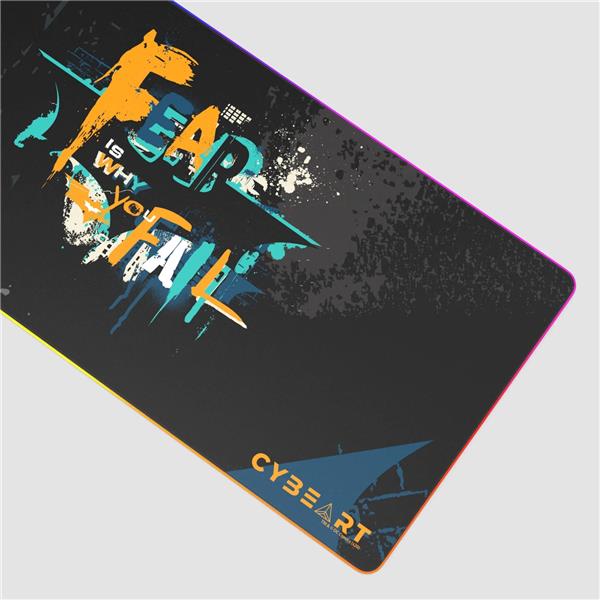 CYBEART  Batman - Fear is Why You Fail RGB Gaming Desk Mat