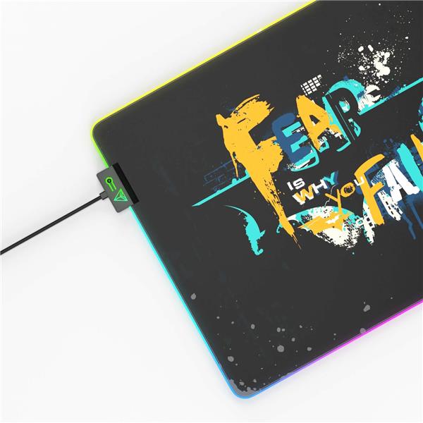 CYBEART  Batman - Fear is Why You Fail RGB Gaming Mouse Pad