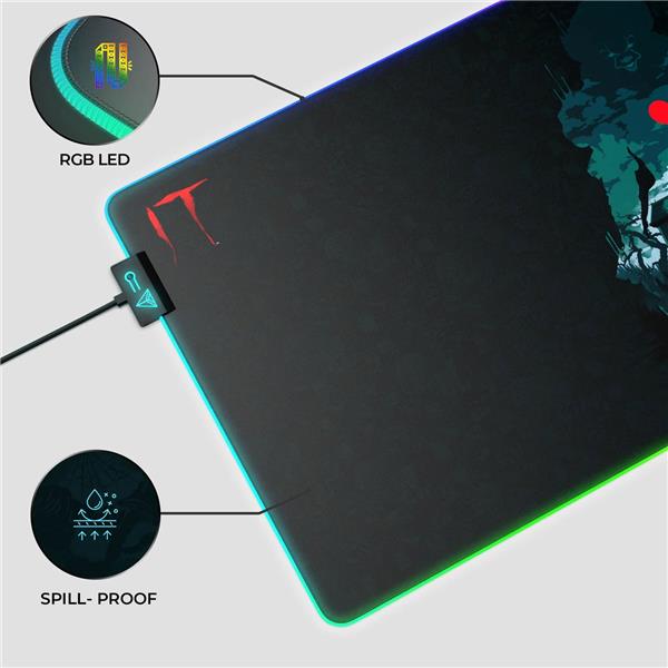 CYBEART IT - Nightmare RGB Gaming Desk Mat (XXL - 900x400x4mm)