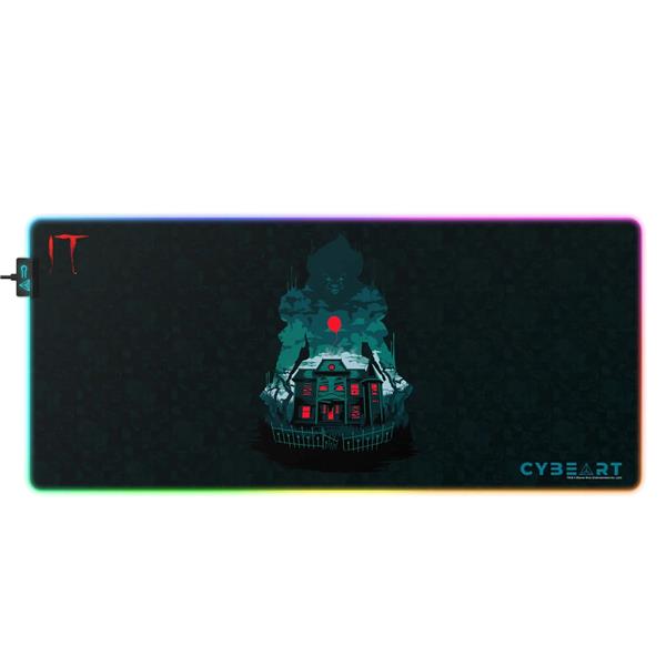 CYBEART IT - Nightmare RGB Gaming Desk Mat (XXL - 900x400x4mm)