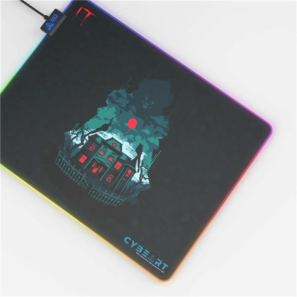 CYBEART IT - Nightmare RGB Gaming Mouse Pad (Large - 450x350x4mm)