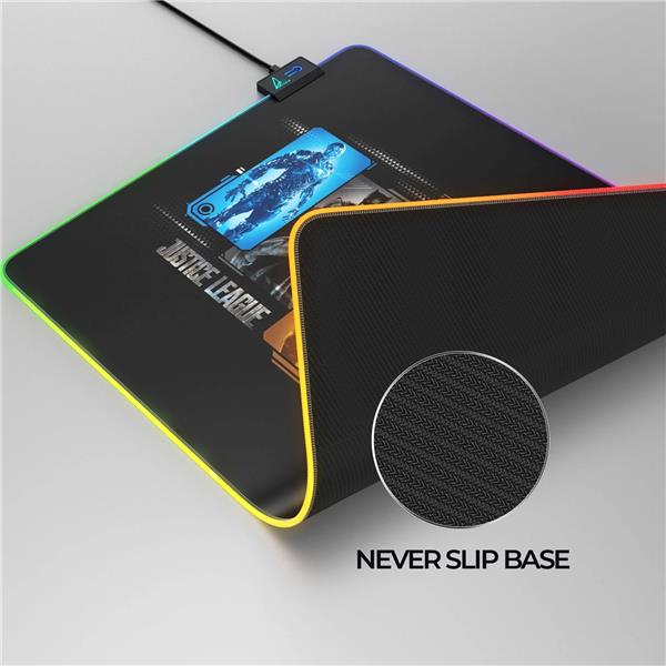 CYBEART Justice League 1.0 RGB Gaming Mouse Pad