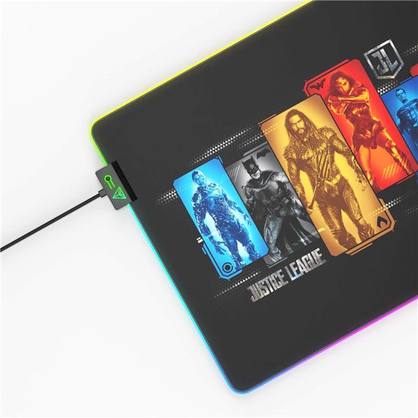 CYBEART Justice League 1.0 RGB Gaming Mouse Pad