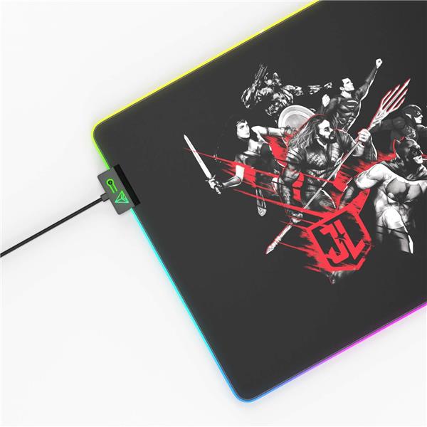 CYBEART Justice League 2.0 RGB Gaming Mouse Pad