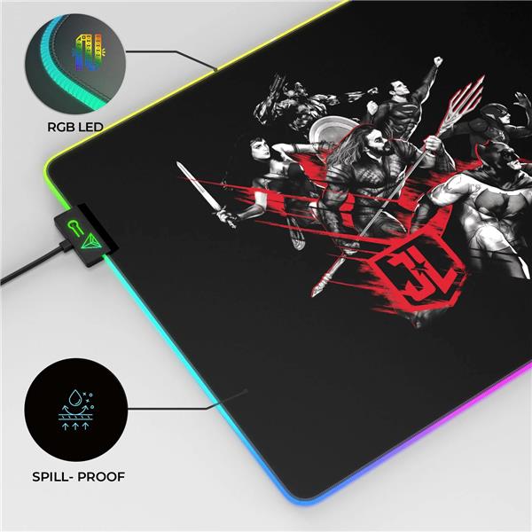 CYBEART Justice League 2.0 RGB Gaming Mouse Pad