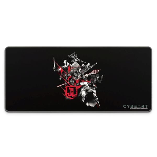 CYBEART Justice League 2.0 Gaming Desk Mat (XXL - 900x400x4mm)