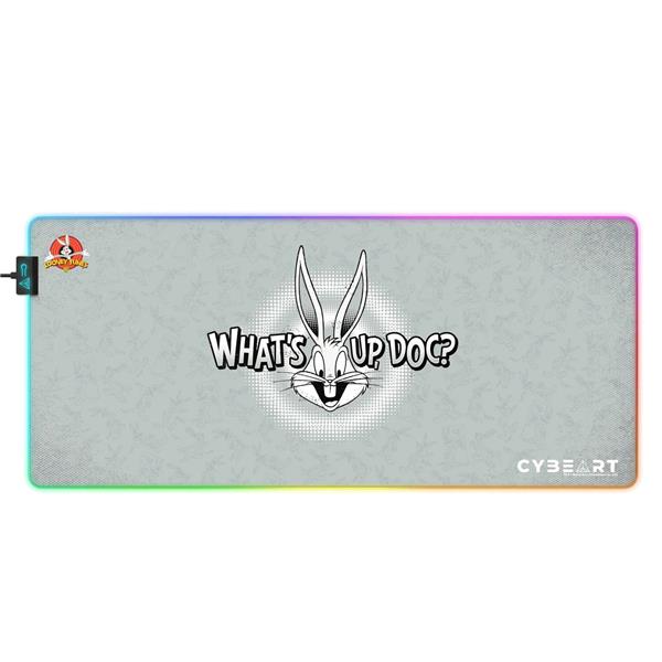 CYBEART Bugs Bunny RGB Gaming Desk Mat (XXL - 900x400x4mm)