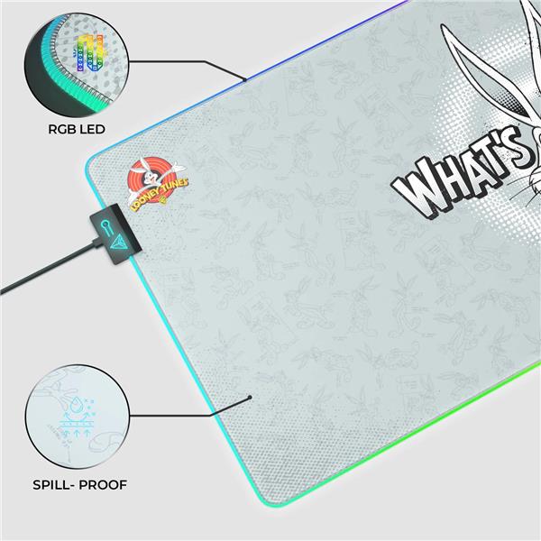 CYBEART Bugs Bunny RGB Gaming Desk Mat (XXL - 900x400x4mm)