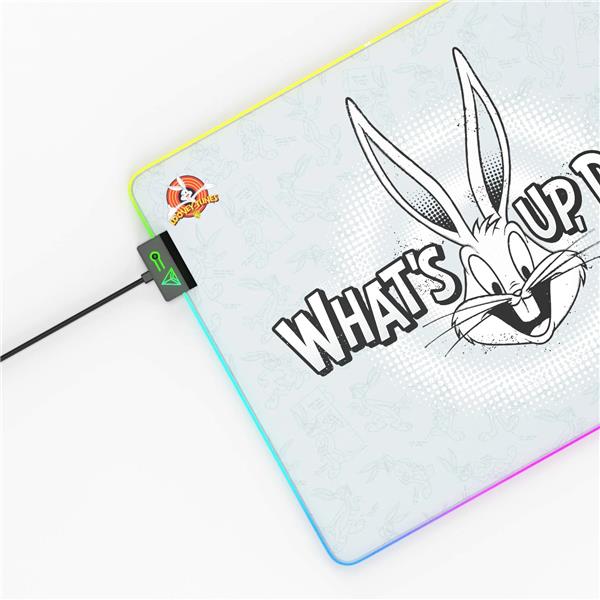 CYBEART Bugs Bunny RGB Gaming Mouse Pad (Large - 450x350x4mm)