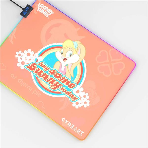 CYBEART Lola Bunny RGB Gaming Mouse Pad (Large - 450x350x4mm)