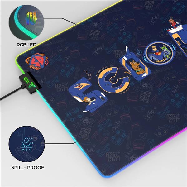 CYBEART SCOOB! RGB Gaming Mouse Pad (Large - 450x350x4mm)