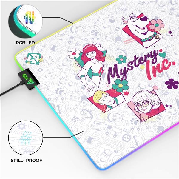 CYBEART Mystery Inc. - Scooby Doo RGB Gaming Mouse Pad