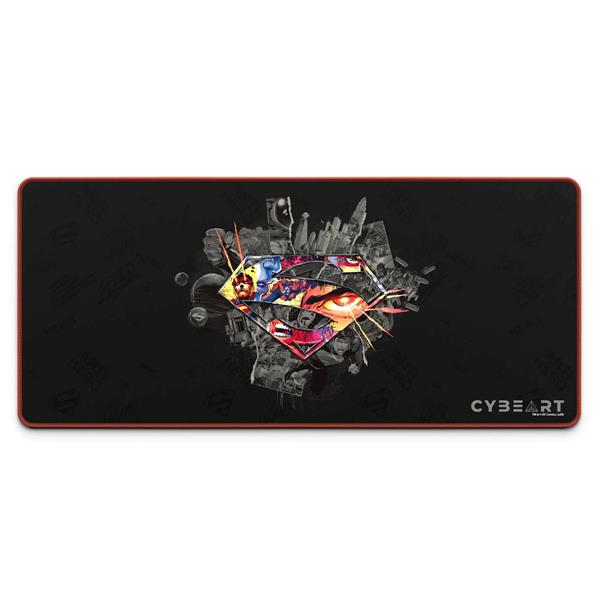 CYBEART Superman Shield Gaming Desk Mat (XXL - 900x400x4mm)