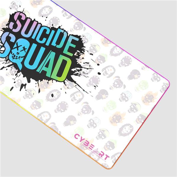 CYBEART Suicide Squad RGB Gaming Desk Mat (XXL - 900x400x4mm)