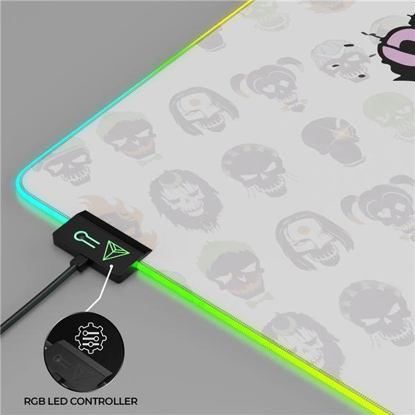 CYBEART Suicide Squad RGB Gaming Desk Mat (XXL - 900x400x4mm)