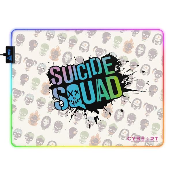 CYBEART Suicide Squad RGB Gaming Mouse Pad (Large - 450x350x4mm)