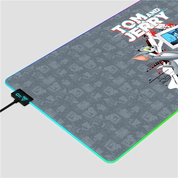 CYBEART Tom and Jerry RGB Gaming Desk Mat (XXL - 900x400x4mm)