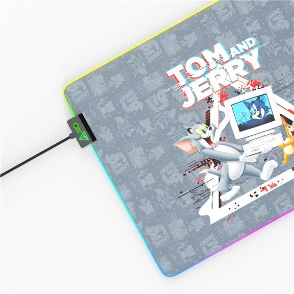 CYBEART Tom and Jerry RGB Gaming Mouse Pad