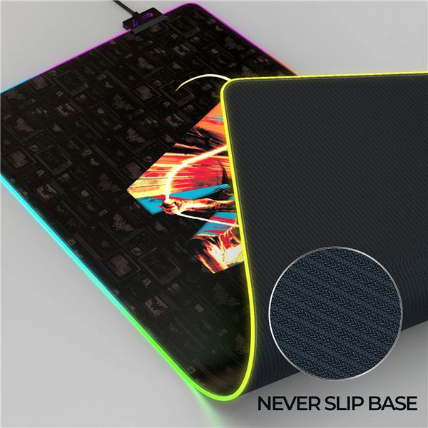 CYBEART Wonder Woman Vs. Cheetah RGB Gaming Desk Mat