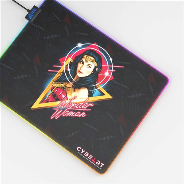 CYBEART Wonder Woman RGB Gaming Mouse Pad (Large - 450x350x4mm)